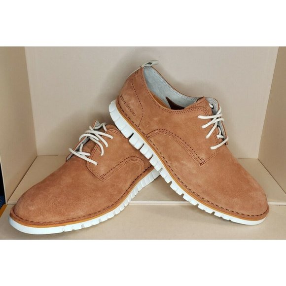 COLE HAAN ZEROGRAND WINGTIP OXFORDS SUEDE MEN\'S SIZE 8.5 NEW WITHOUT BOX !!!! main image 9